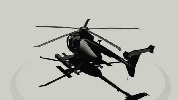 free max mode ah-6 little bird attack helicopter - AH-6 Little Bird by KoffeinFlummi